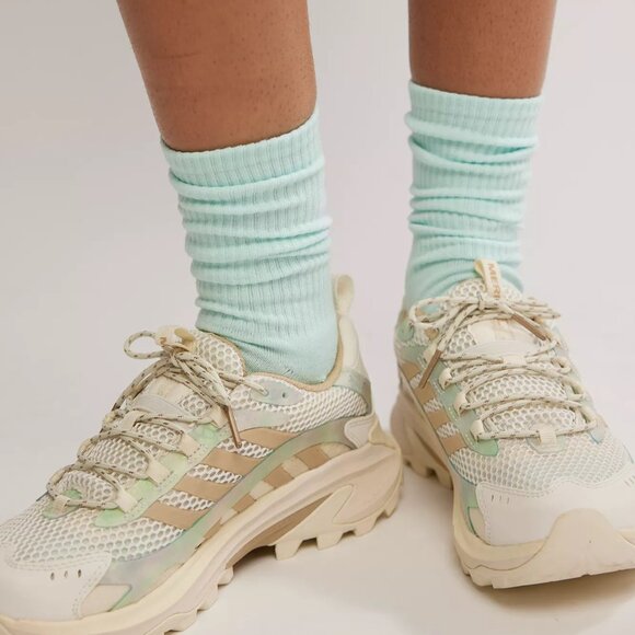 NWT FP Movement Last Lap Green Tube Socks - Picture 1 of 3